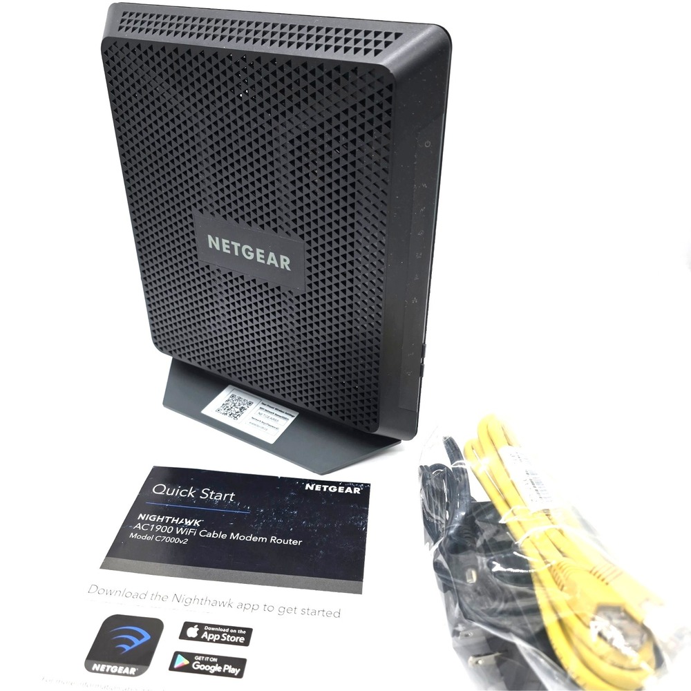 NETGEAR Nighthawk C7000 AC1900 DOCSIS 3.0 Cable Modem WiFi‎ Router Xfinity Cox - Picture 3 of 8
